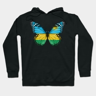 Rwandan Flag  Butterfly - Gift for Rwandan From Rwanda Hoodie